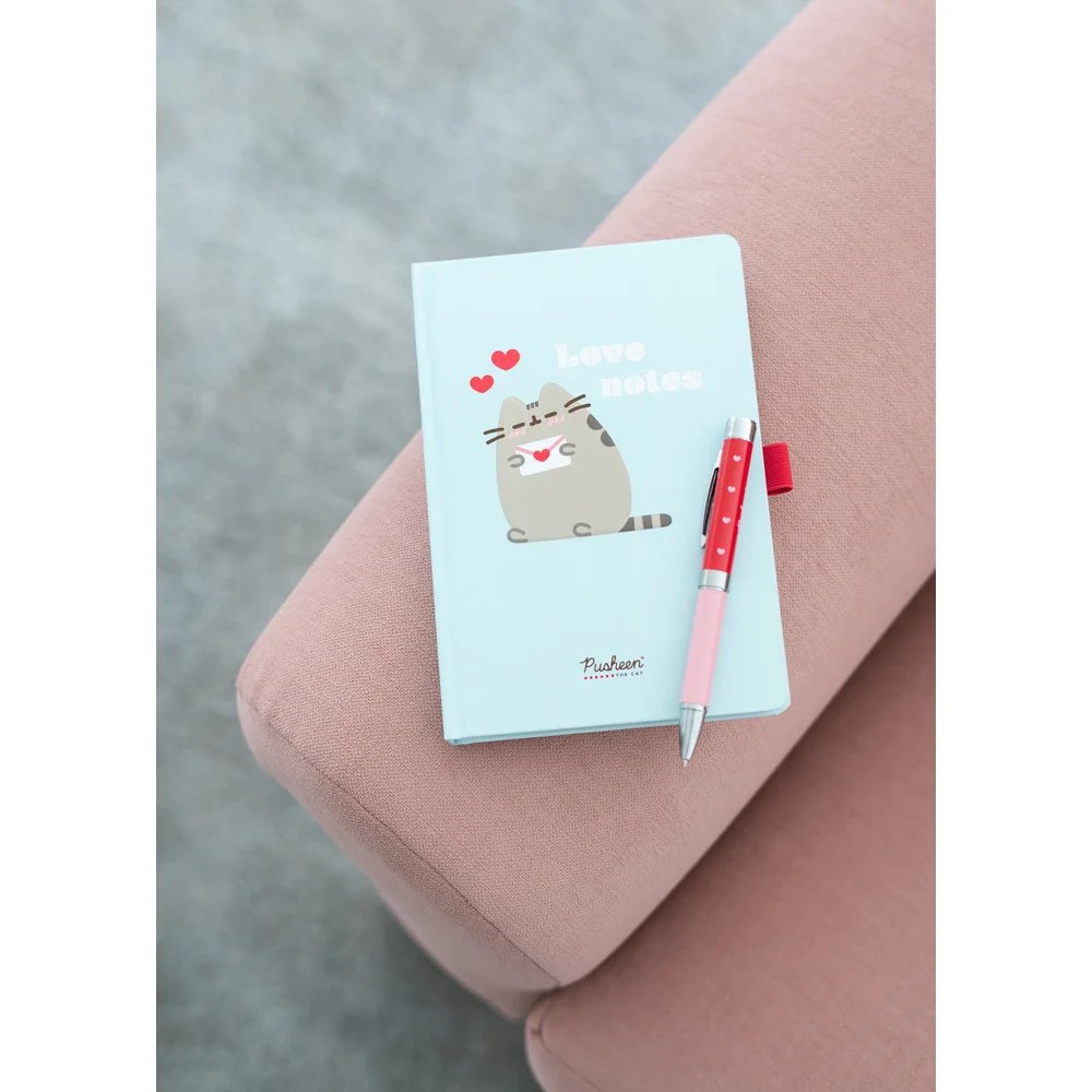 PUSHEEN - Love Notebook Bille Lumineux Format A5 - Papeterie