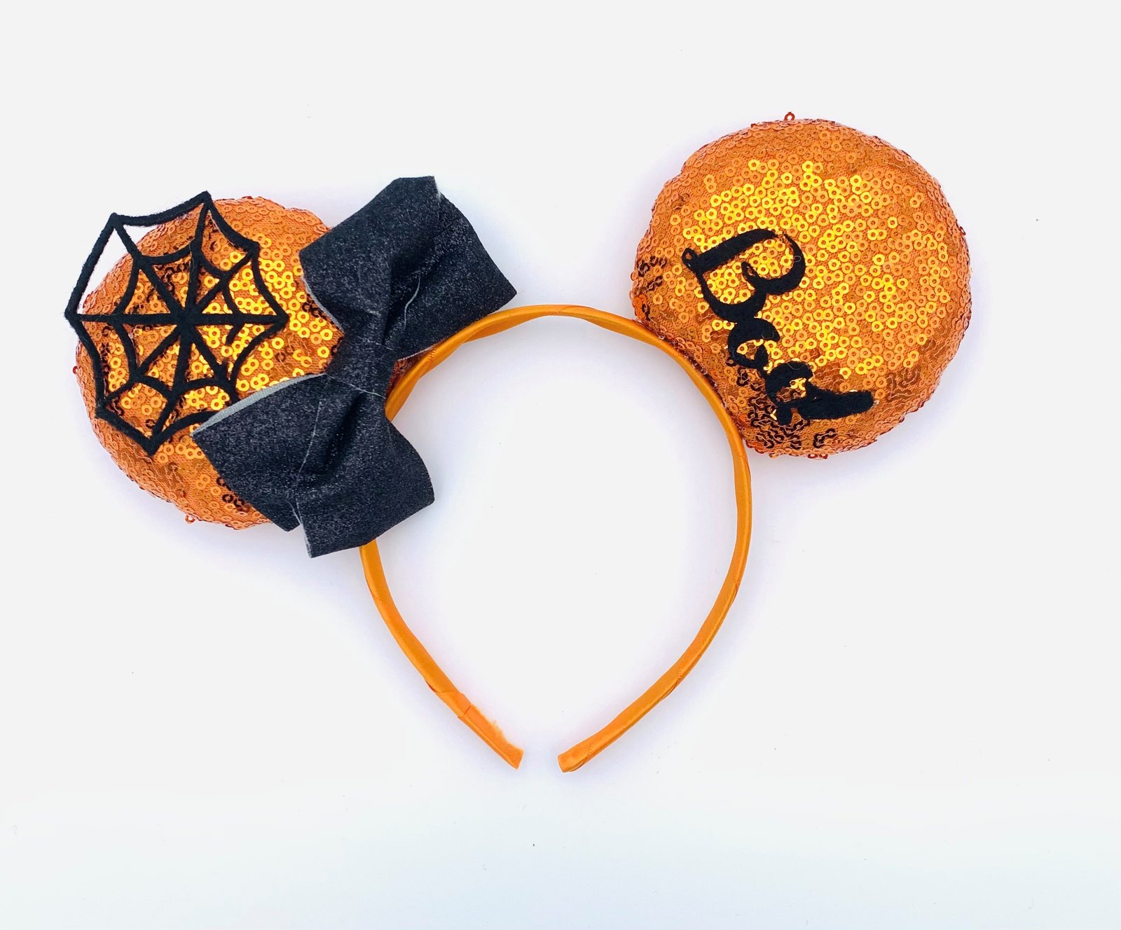 Article Disney MINNIE Halloween Serre Tête Orange