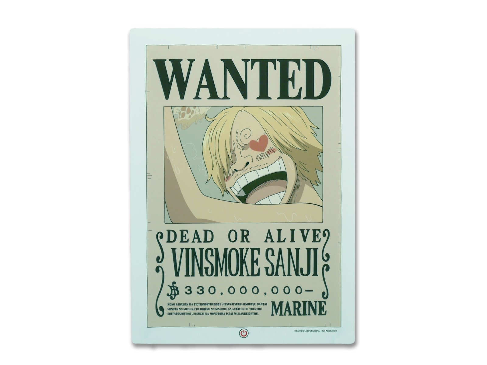 Lampe One Piece Sanji Neon Mural Led 30 cm
