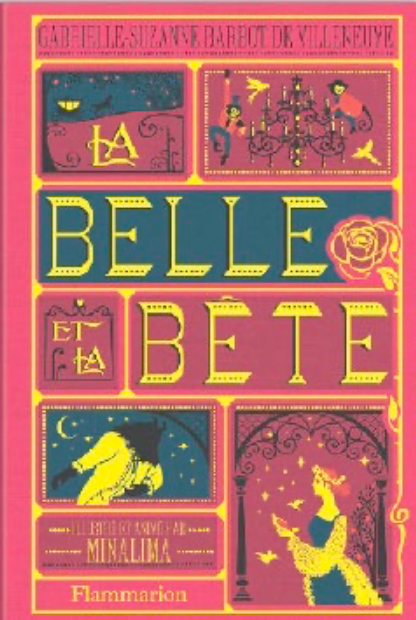 Livre Disney LA BELLE ET BETE Illustration par Minalima