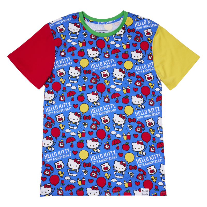 T-shirt Hello Kitty 50ème Anniversaire T Shirt Unisex Loungefly (L)