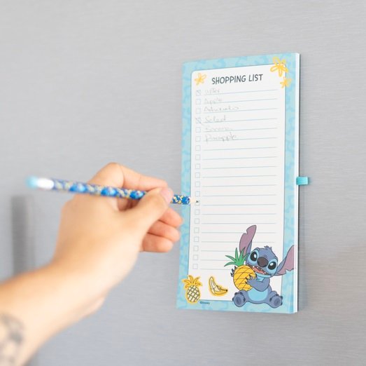 Papeterie Disney STITCH Bloc Notes Magnétique Crayon