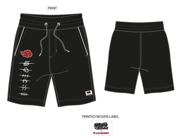 Article Naruto Akatsuki Short Bermuda (L)