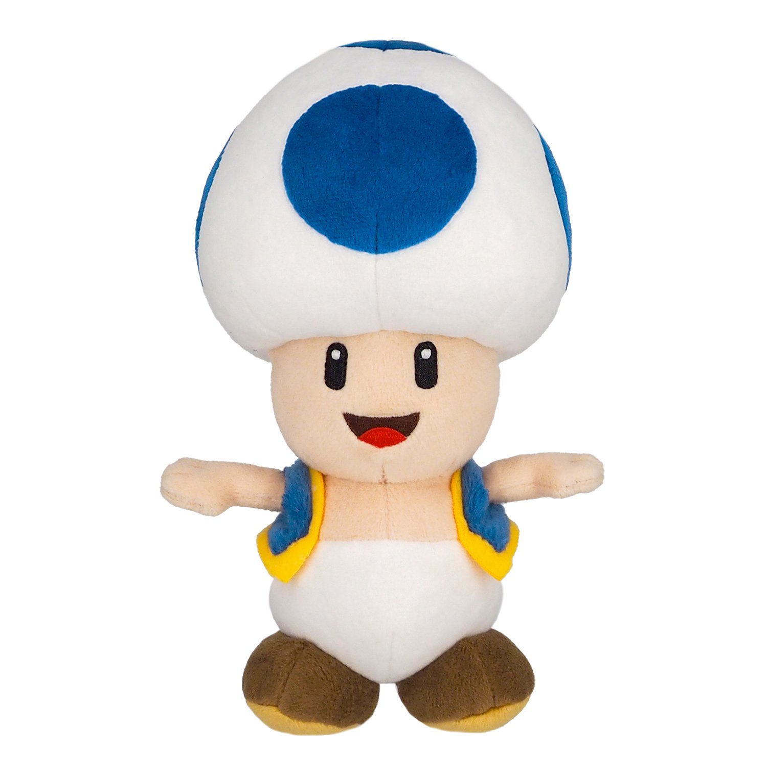 Peluche Nintendo SUPER MARIO Toad Bleu 20cm