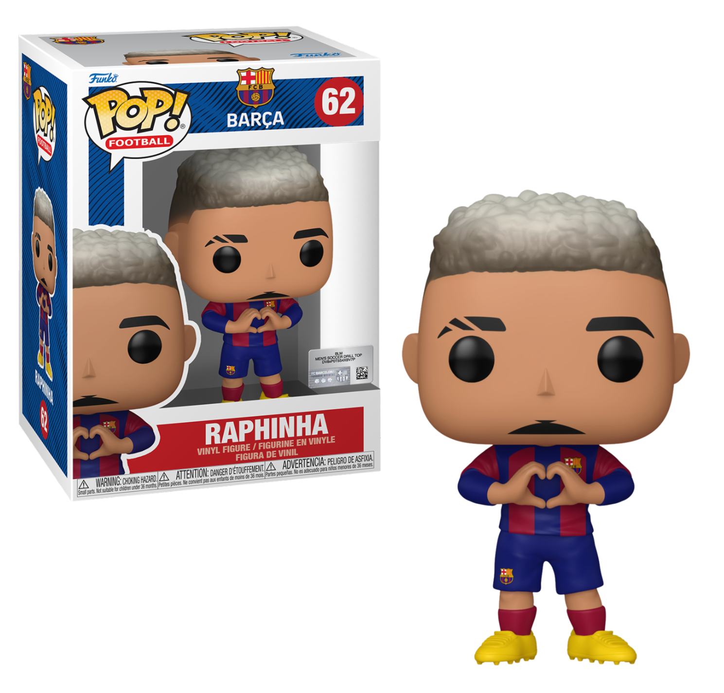 Pop Football BARCELONA N° 62 Raphinha - Football