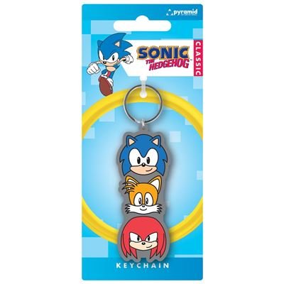 Porte-clés Sonic Trio Porte clés en PVC