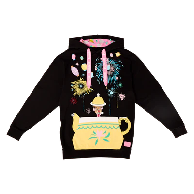 Pull Disney Non Anniversaire Hoodie Unisex Loungefly (M) - Alice au Pays des Merveilles
