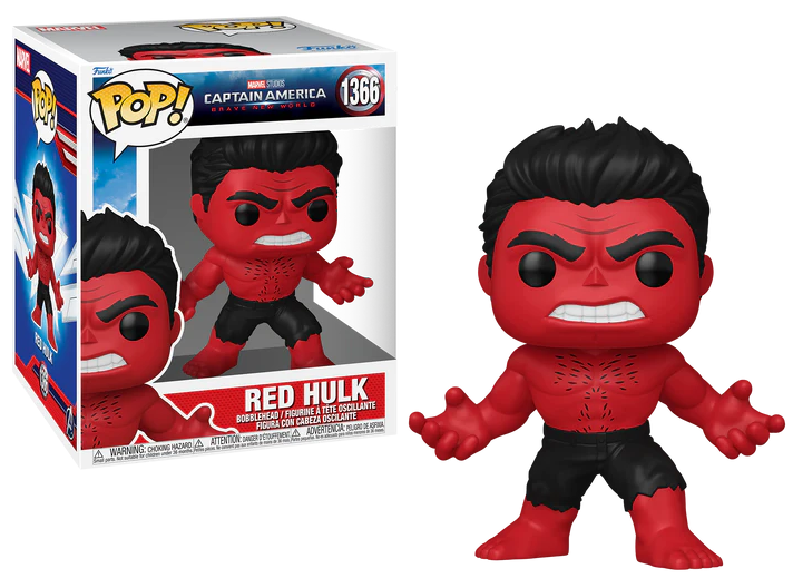 Pop Marvel CAPTAIN AMERICA BRAVE NEW WORLD Super 6'' N° 1366 Red Hulk - Captain America