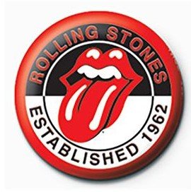 Badge Rolling Stones THE Established Button 25mm