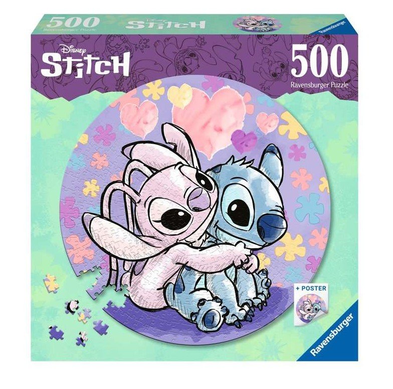 Puzzle Disney Rond 500p Stitch