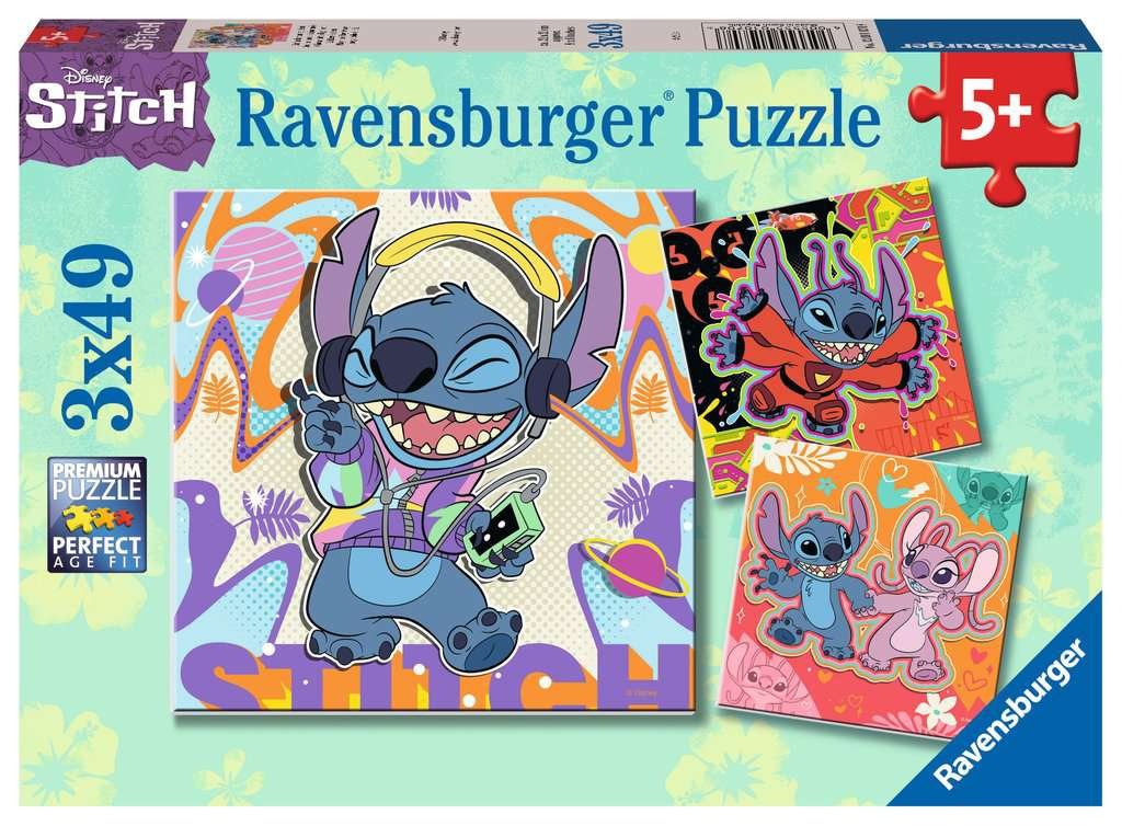 Puzzle Disney LILO STITCH Jouer toute la journée 3 49P