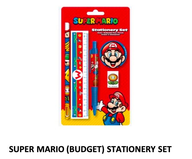 Papeterie Nintendo Super Mario Set