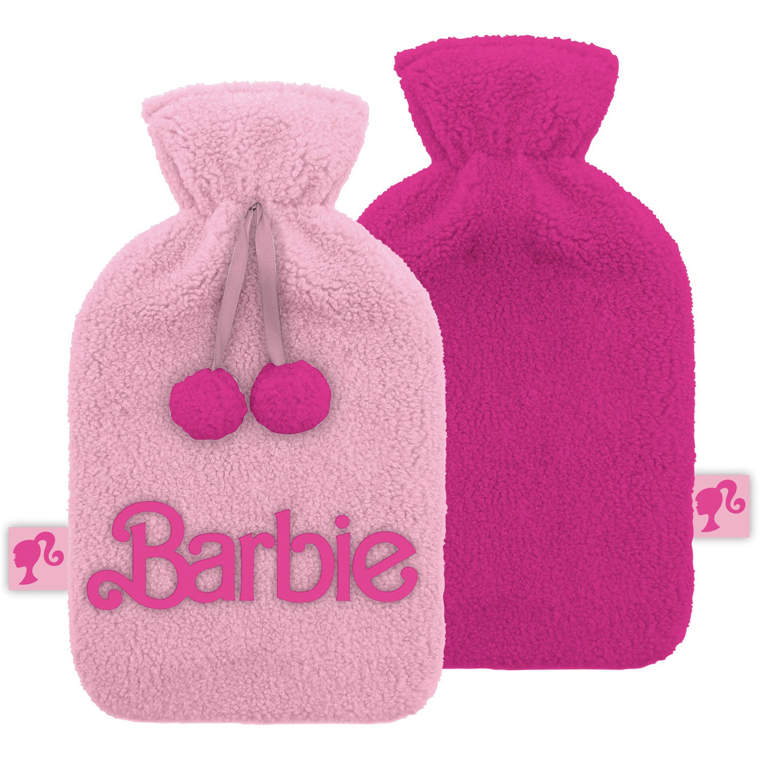 Peluche Barbie Logo Bouillotte Brodée