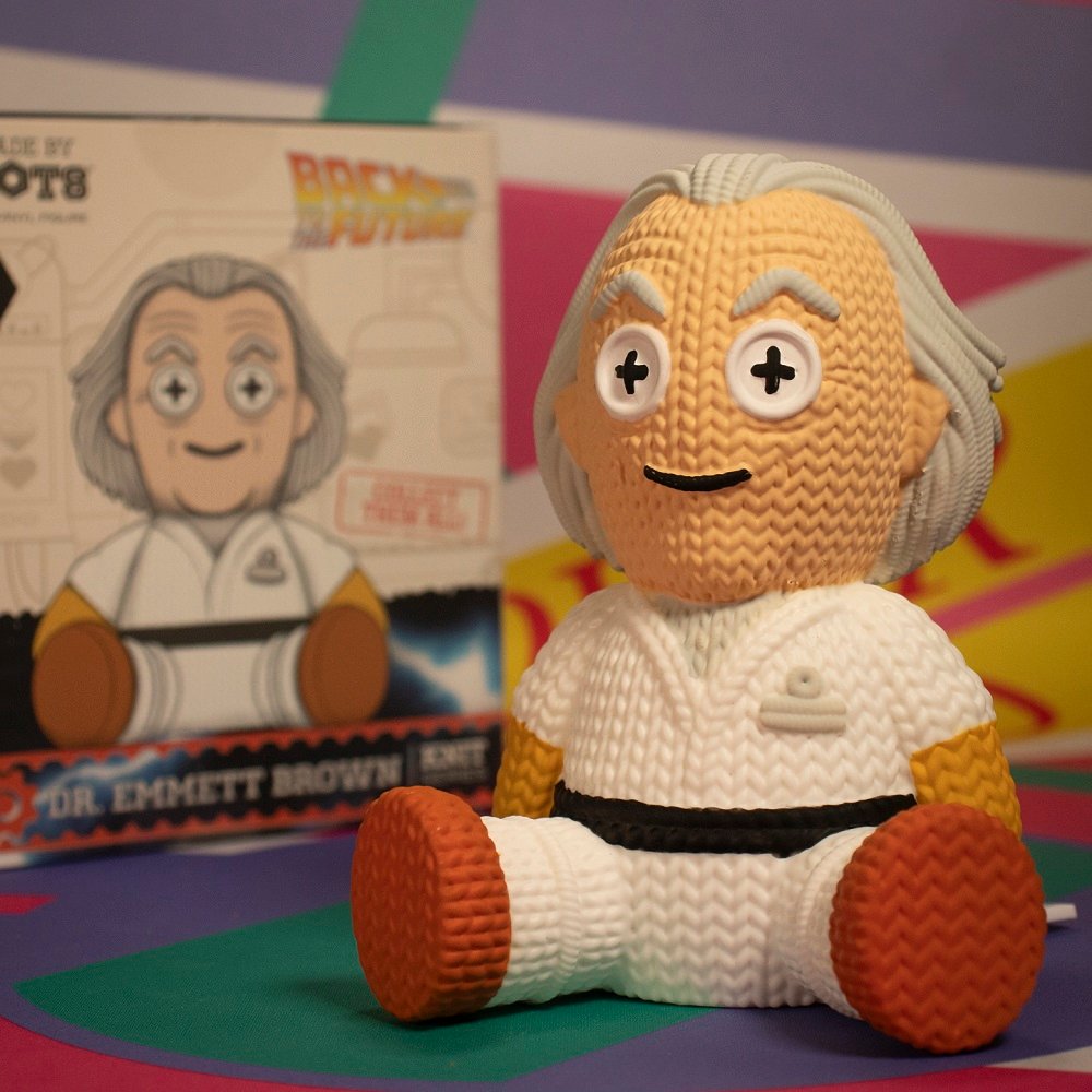 Figurine Retour Vers Le Futur DOC BROWN Handmade By Robots N°145 Collectible Vinyl - Retour vers le futur