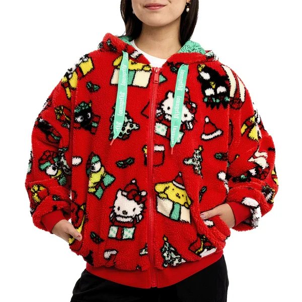 Pull Hello Kitty SANRIO Winter Wonderland Hoodie Unisex Loungefly (M)