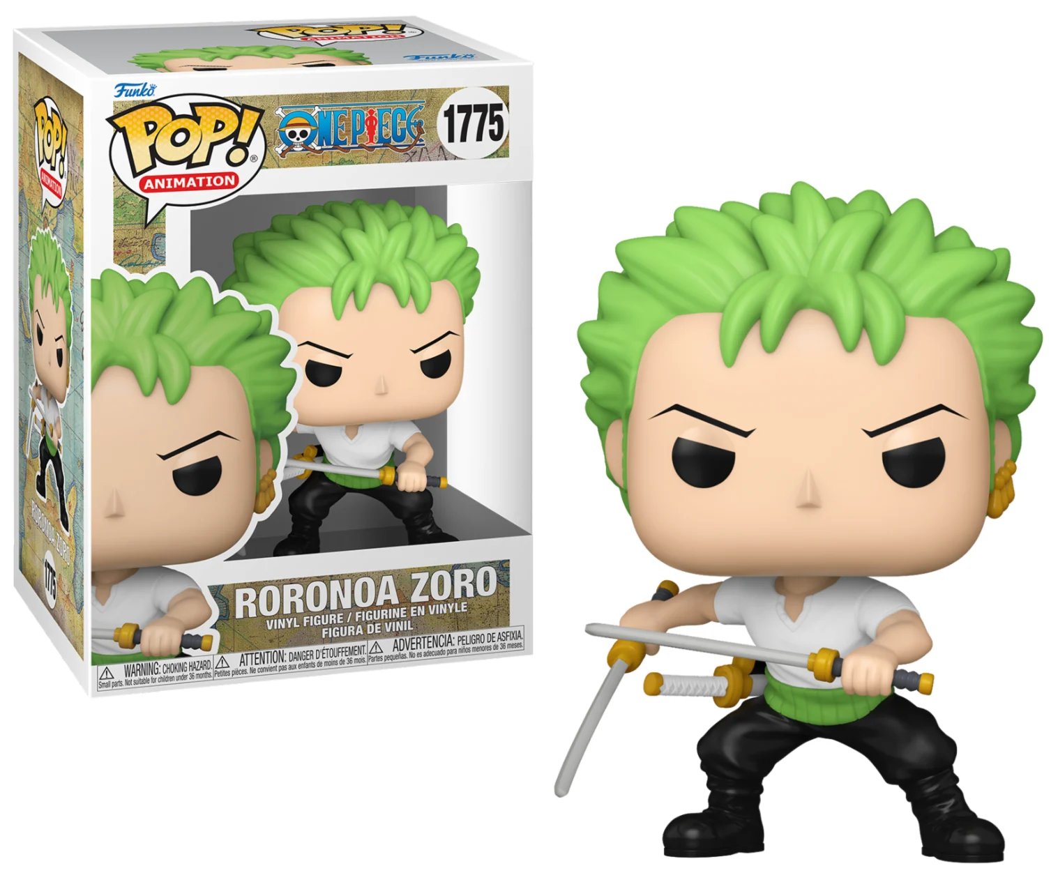 Pop One Piece Animation N° 1775 Zoro avec Chase