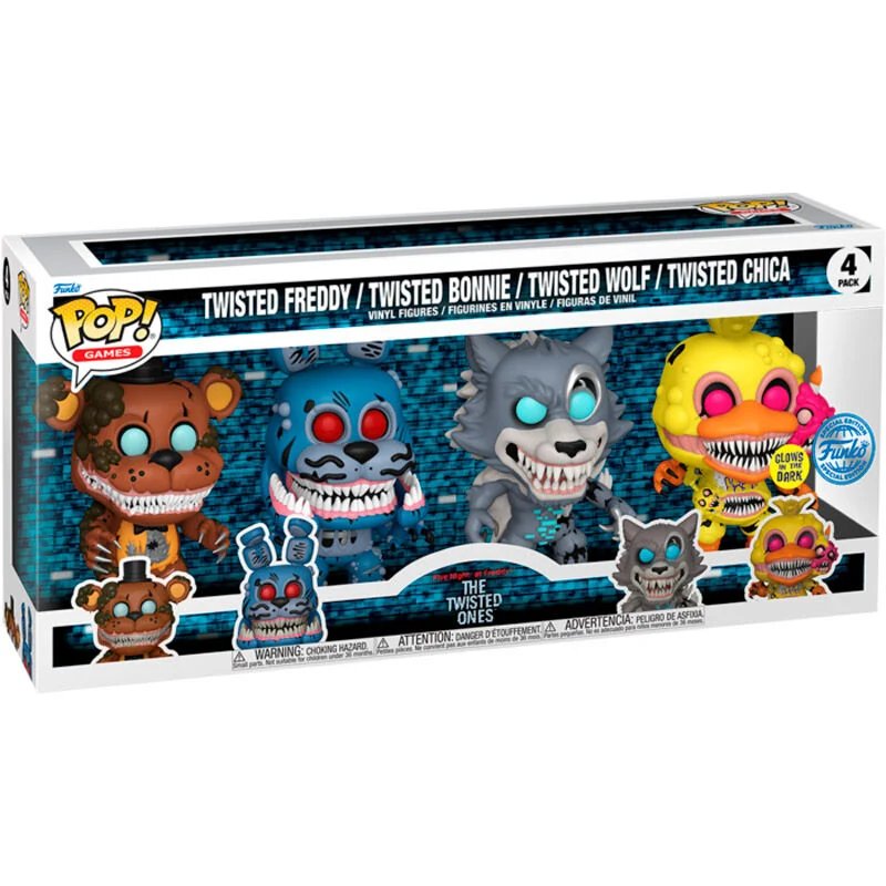 Pop Five Nights At Freddy 4 Pack Funko Sp. Edition