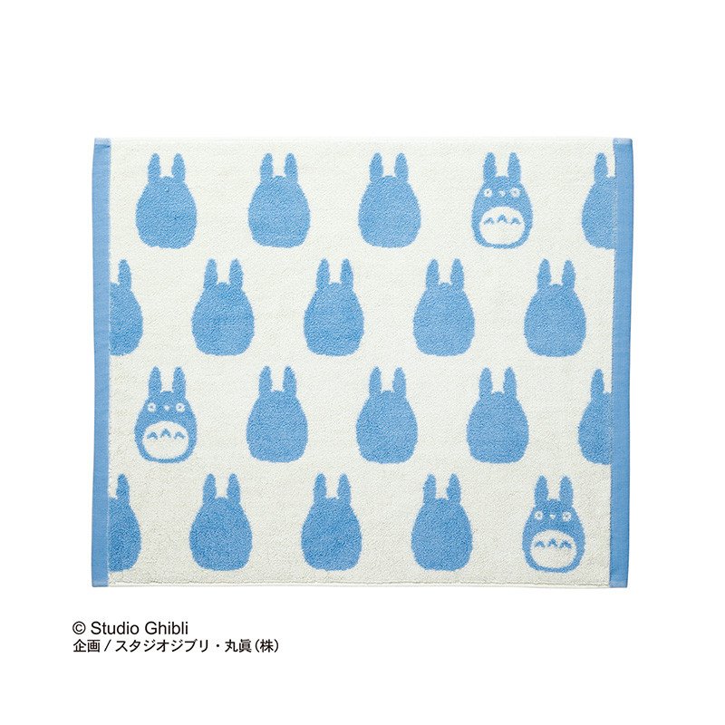 Serviette Ghibli MON VOISIN TOTORO Bleu Grande 50x60cm