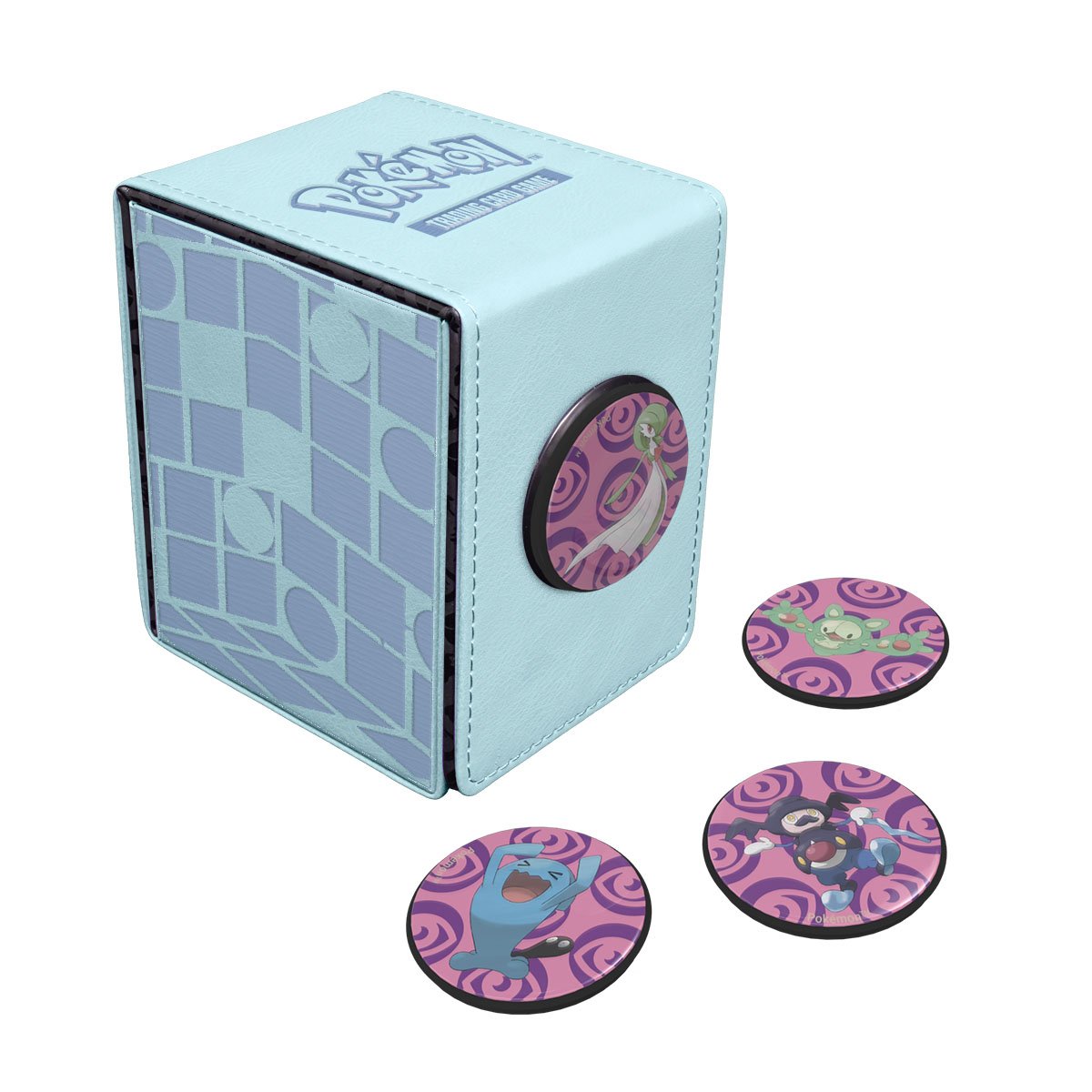 Badge Ultra Pro Gardevoir Deck Box en Similicuir Badges Magnétiques