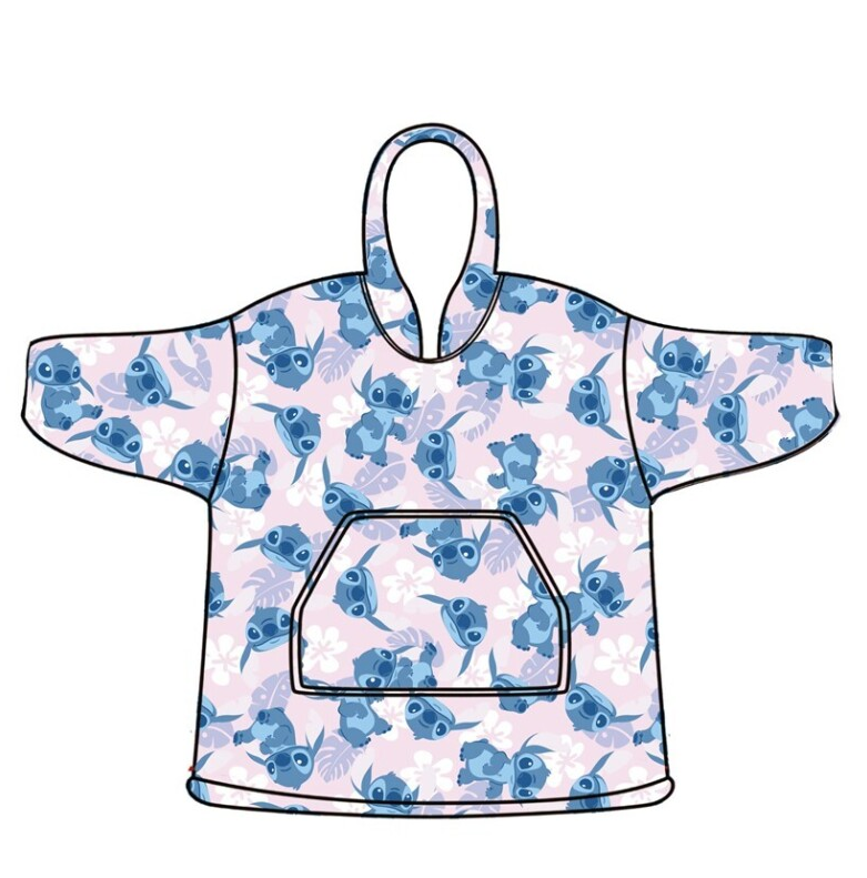 Article Disney LILO STITCH Sweat Poncho Taille Adulte