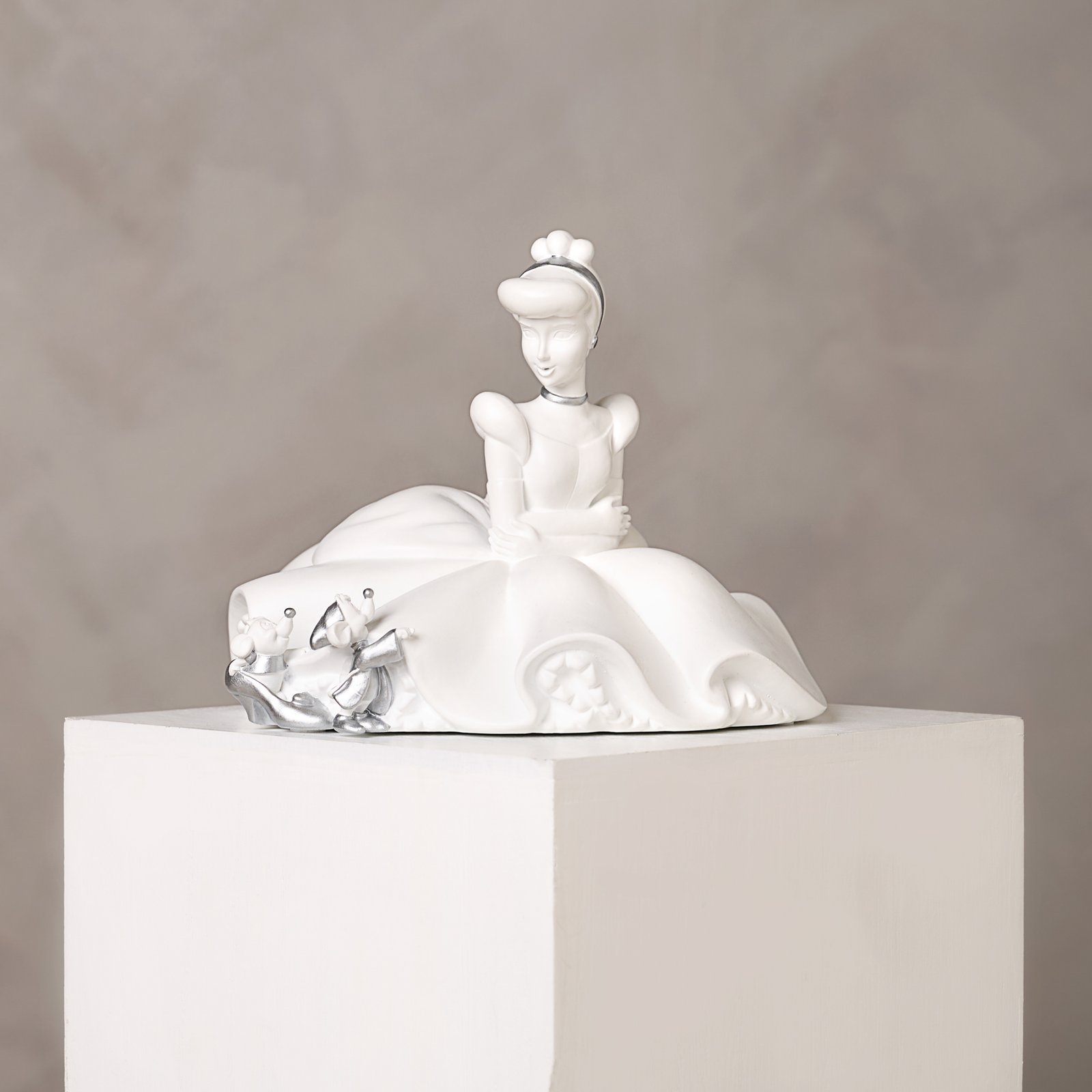 Tirelire Disney 'White&Silver' Cendrillon 14cm - Cendrillon