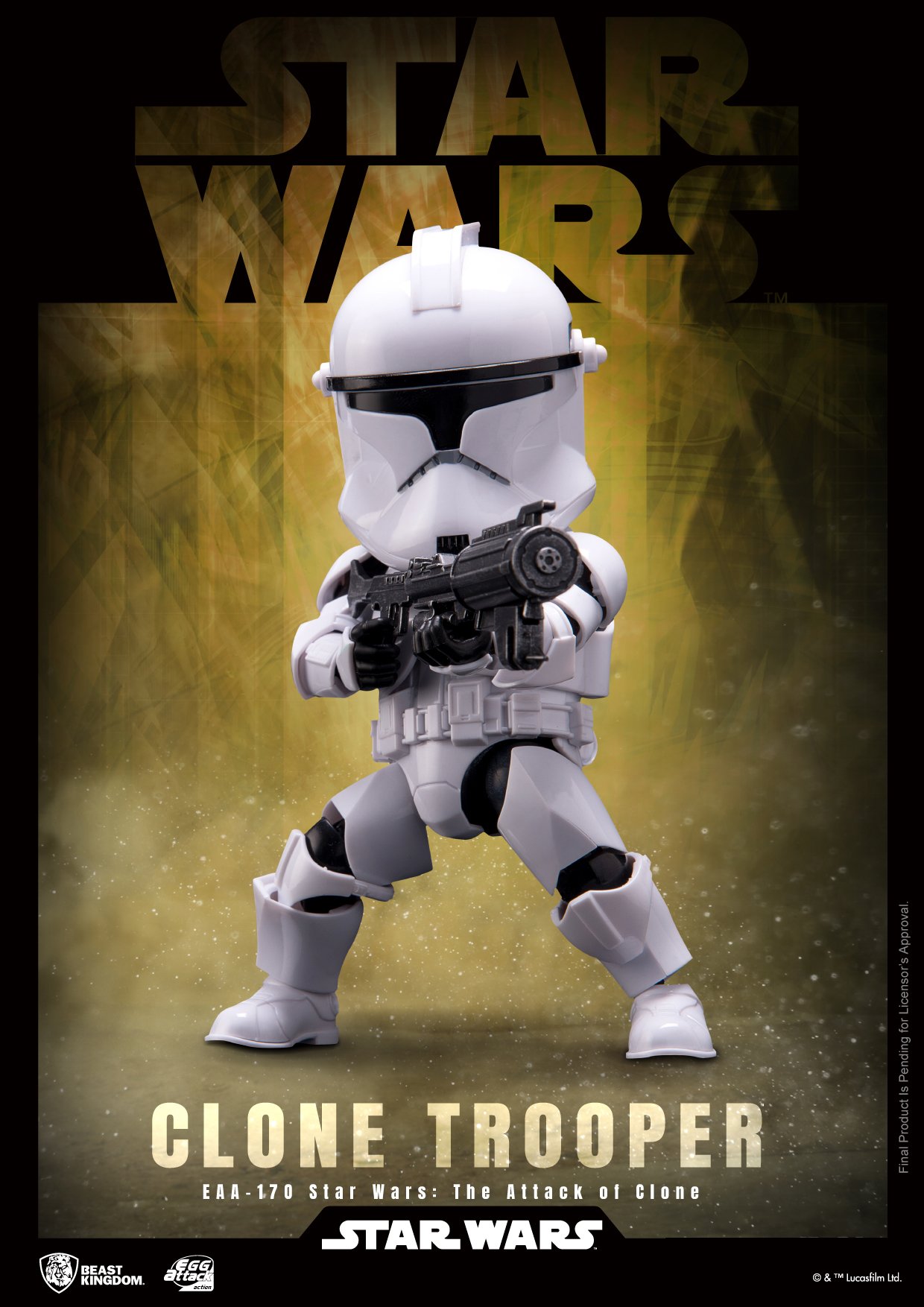 Figurine Star Wars Soldat Clone Egg Attack Action 16.5cm