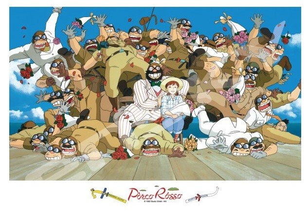 Puzzle Ghibli PORCO ROSSO Photo Commémorative 500P