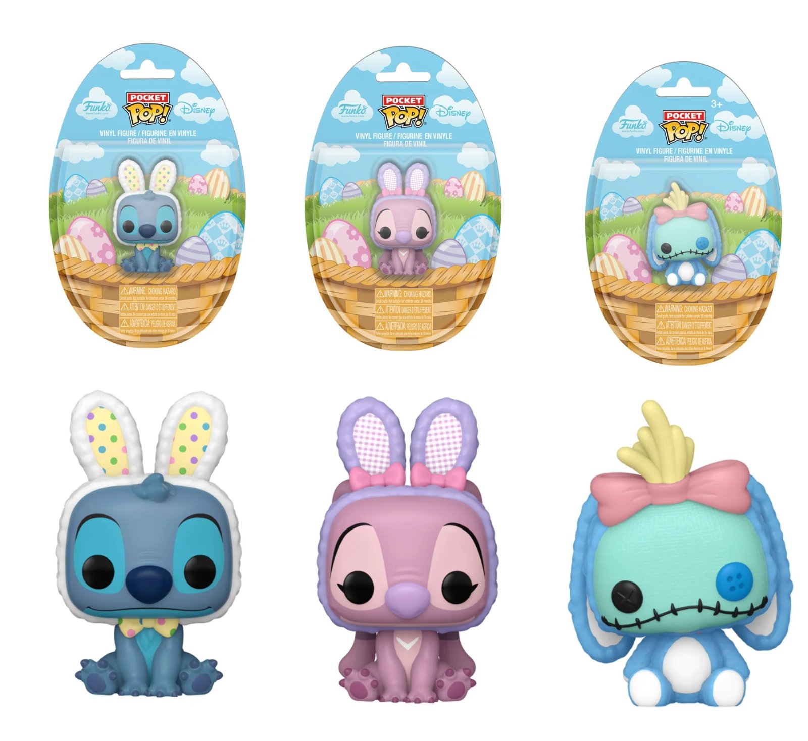 Mystery Mini Disney ASST POCKET POP Singles: Paques Lilo Stitch 16pcPDQ