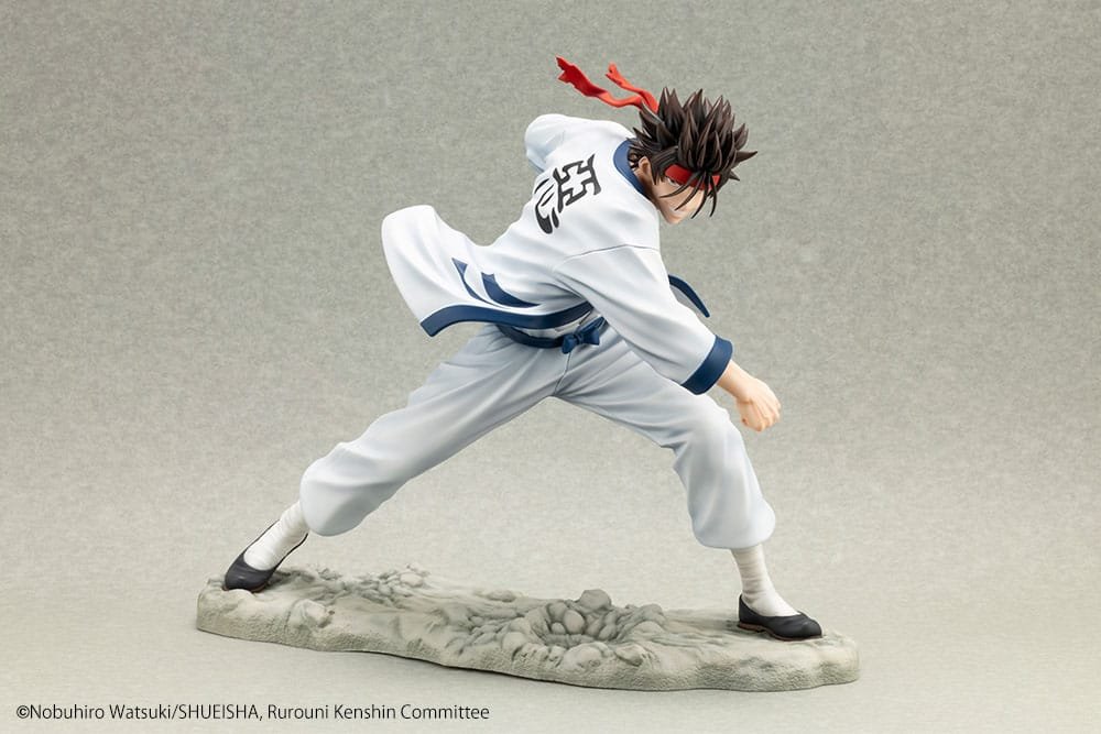KENSHIN - le VAGABOND Sanosuke Sagara Statuette ARTFXJ 1/8 18cm - Figurine
