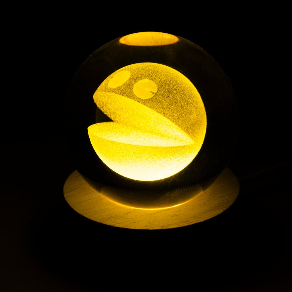 Lampe Pac-Man Cristal Ball d'Ambiance
