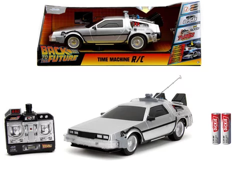 Figurine Retour Vers Le Futur Time Machine Voiture RC 1:16 - Retour vers le futur