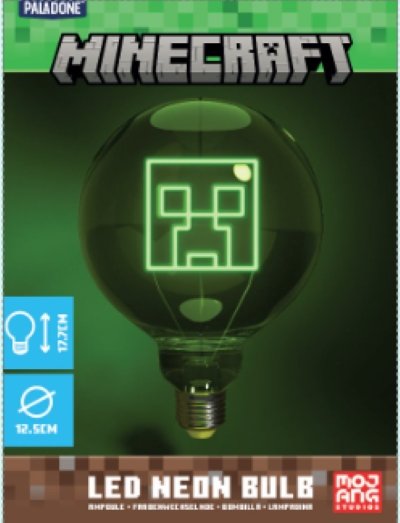 Lampe Minecraft Creeper Ampoule Néon LED