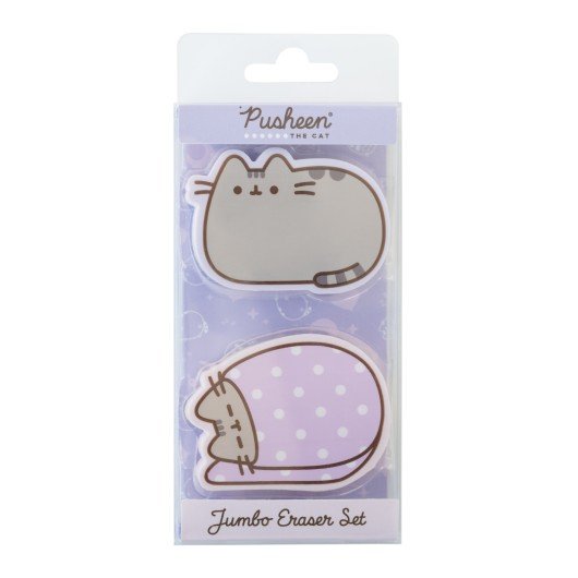 Papeterie Pusheen Set de 2 Gommes Jumbo