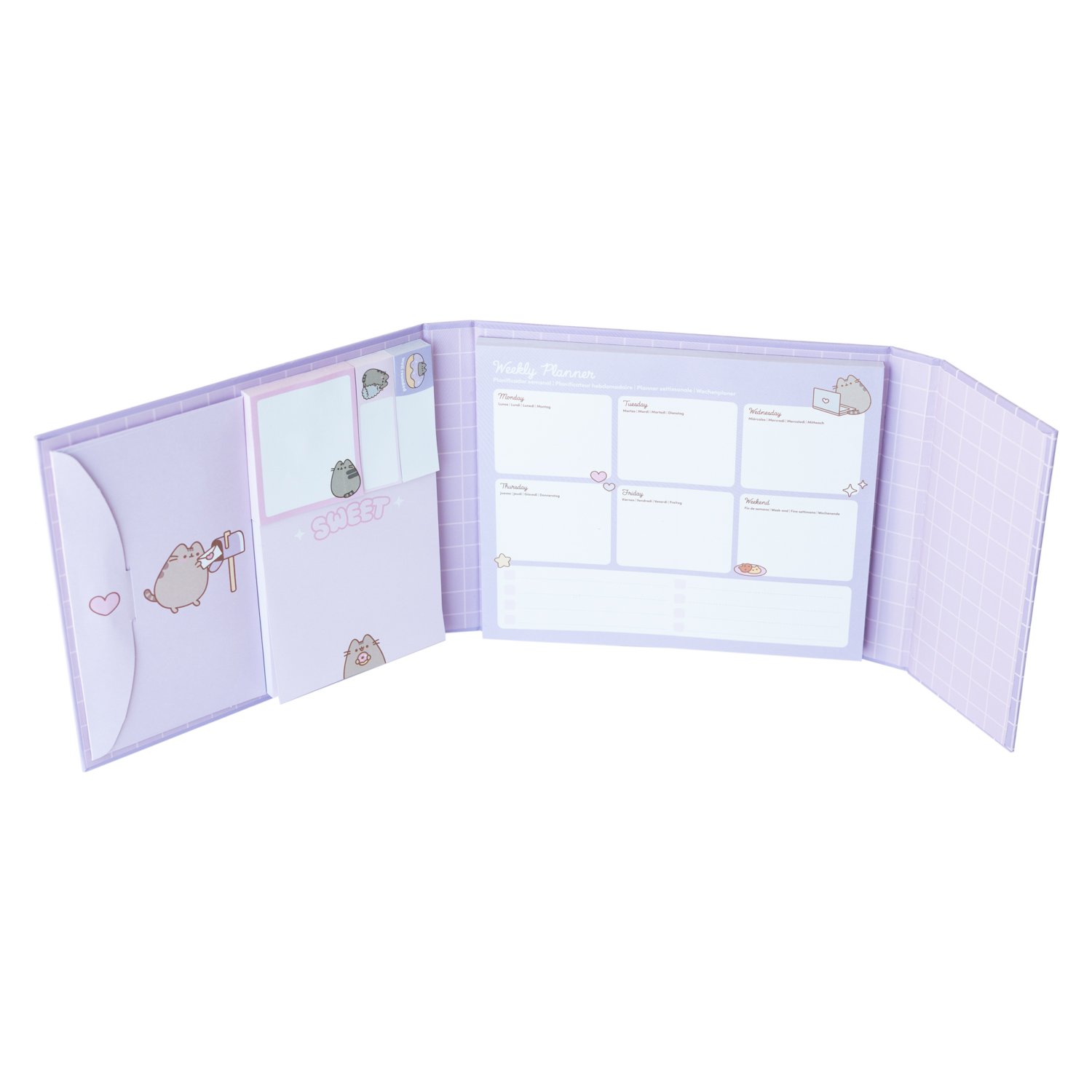 Papeterie Pusheen Planificateur Hebdomadaire Bloc Note