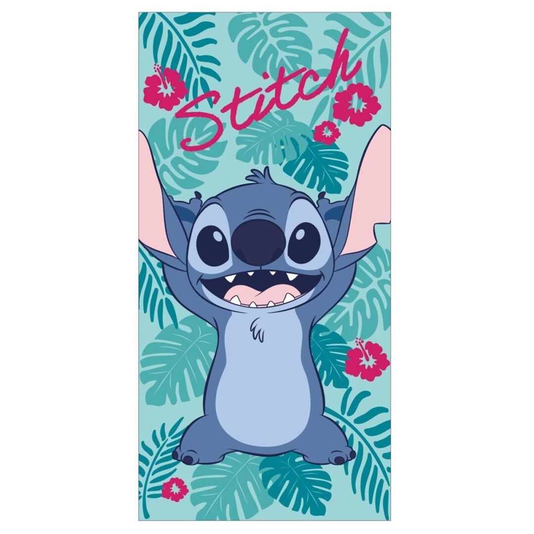 Serviette Disney Stitch Fleur de Plage 70x140cm