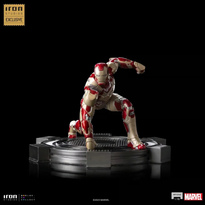 Figurine Marvel Iron Man Mark XLII Statue Del. Art Scale 1/10 14cm 2023 CCXP - Iron Man
