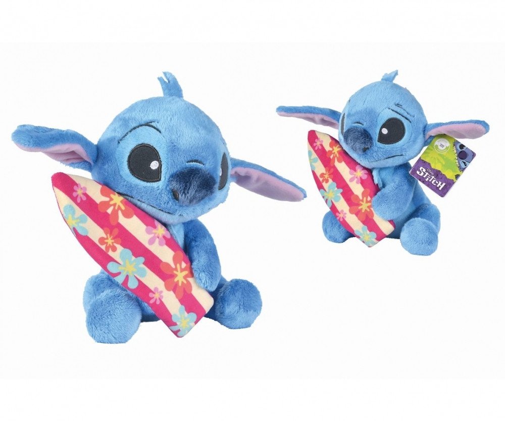 Peluche Disney STITCH avec Planche de Surf 35cm