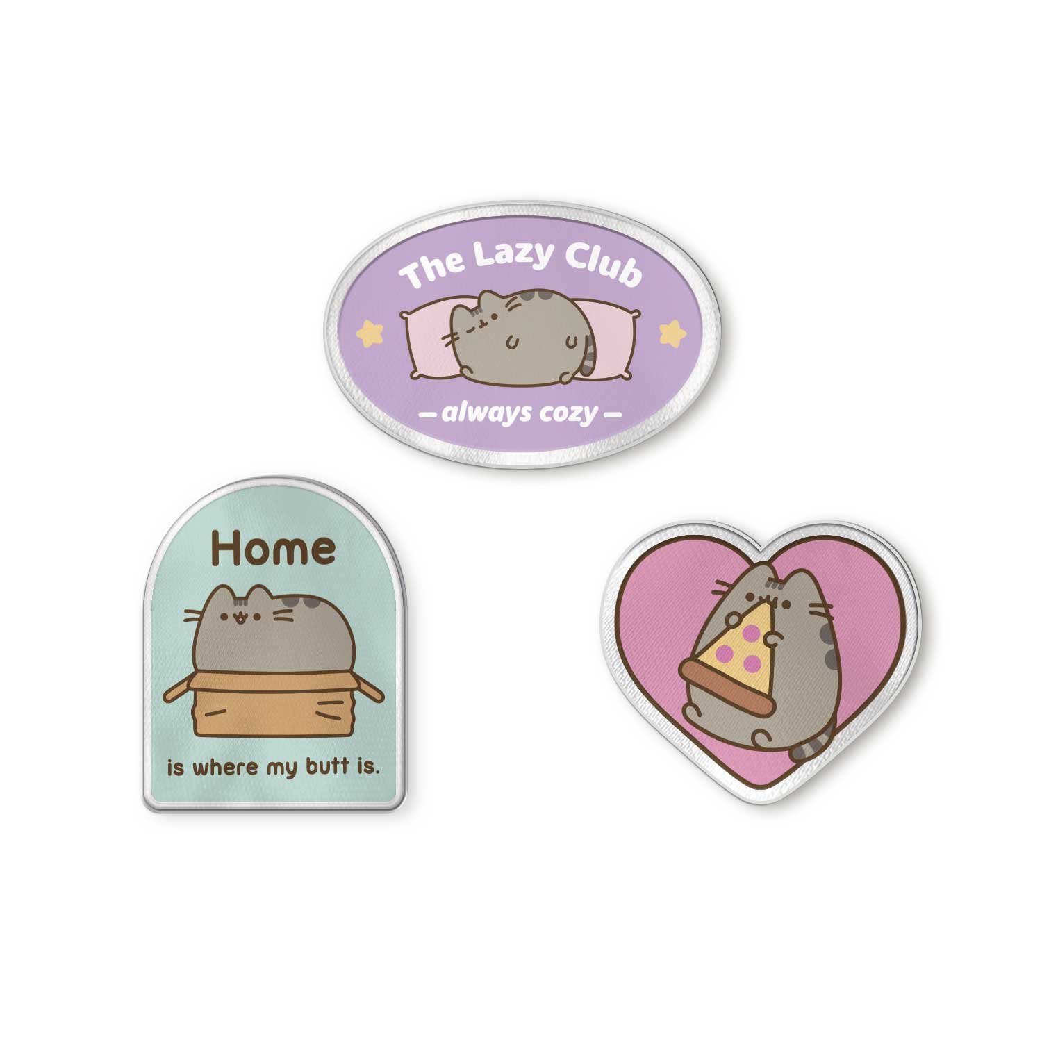 Article Pusheen Set de 3 Transfert pour textile