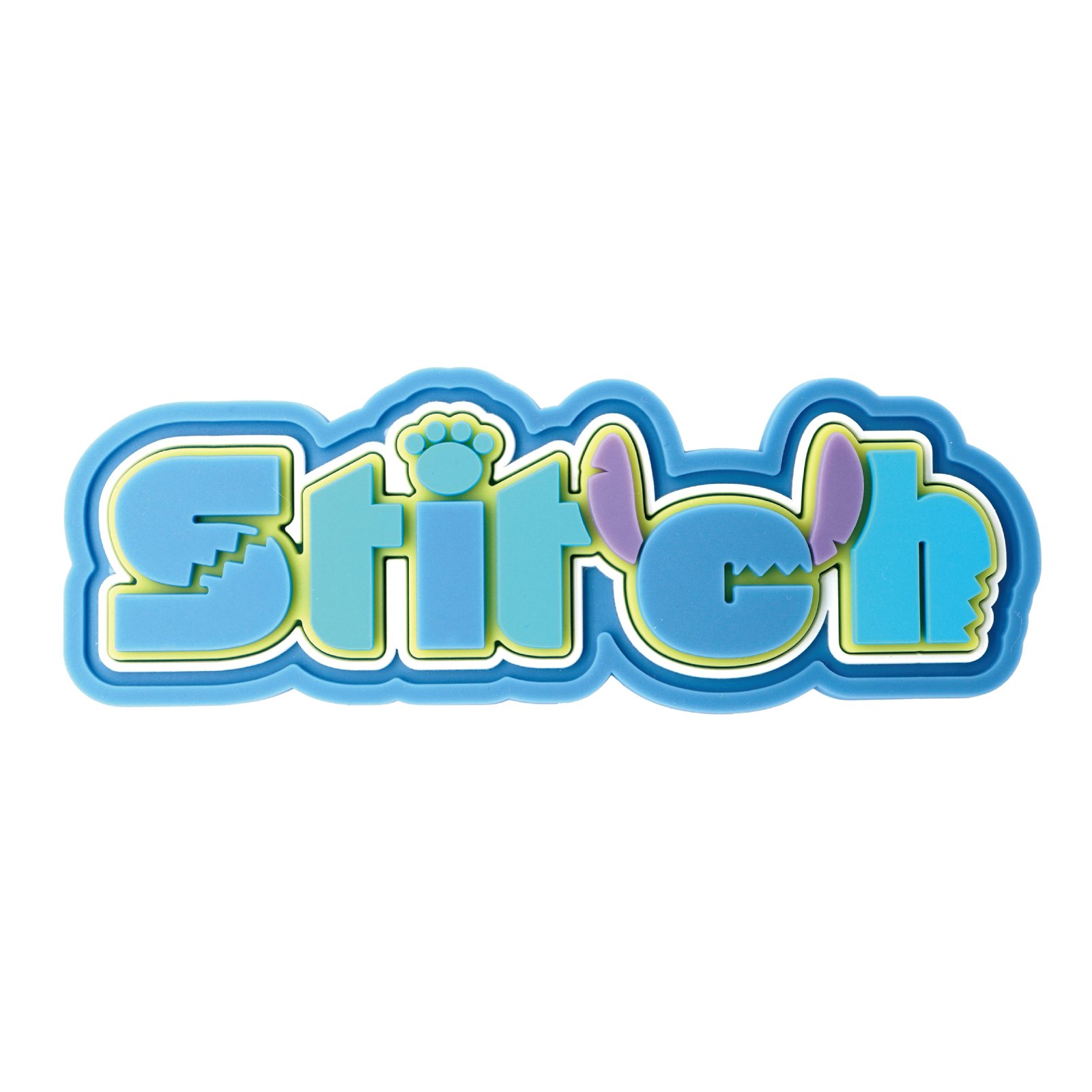 Magnet Disney Stitch Logo Aimant à collectionner en mousse 3D