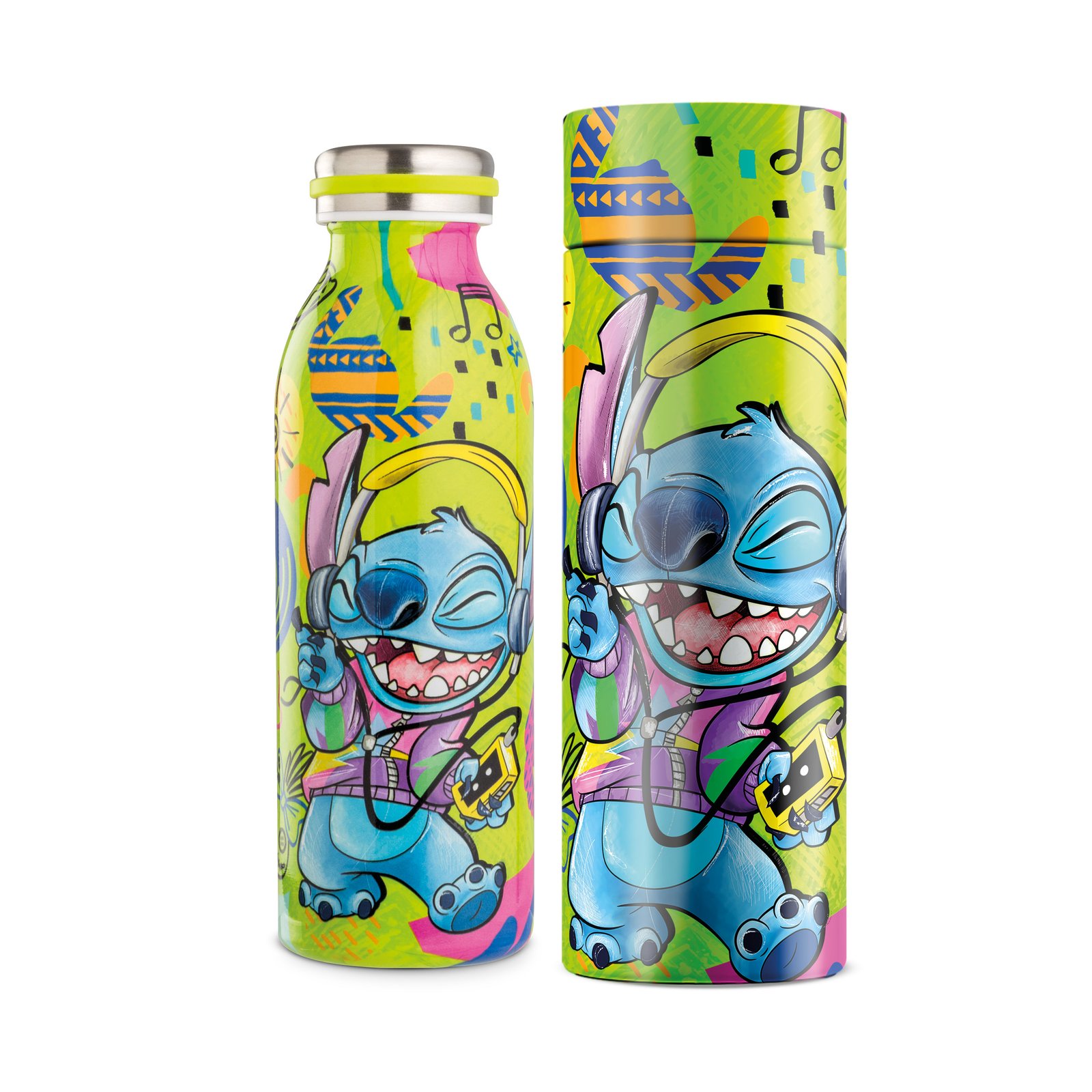 Bouteille Disney STITCH en Acier Inoxydable 500ml Vert