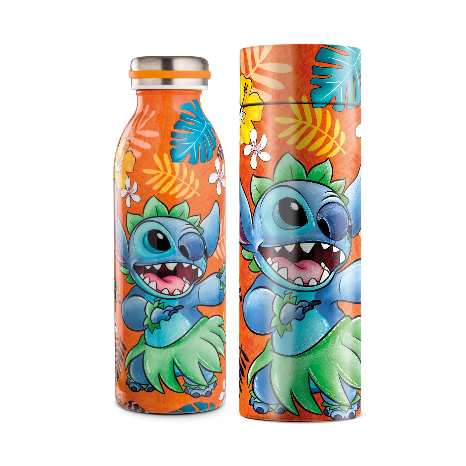Bouteille Disney STITCH en Acier Inoxydable 500ml Orange