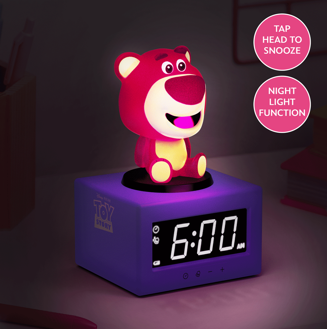 Réveil Disney TOY STORY Lotso Lumineux Icon 12cm