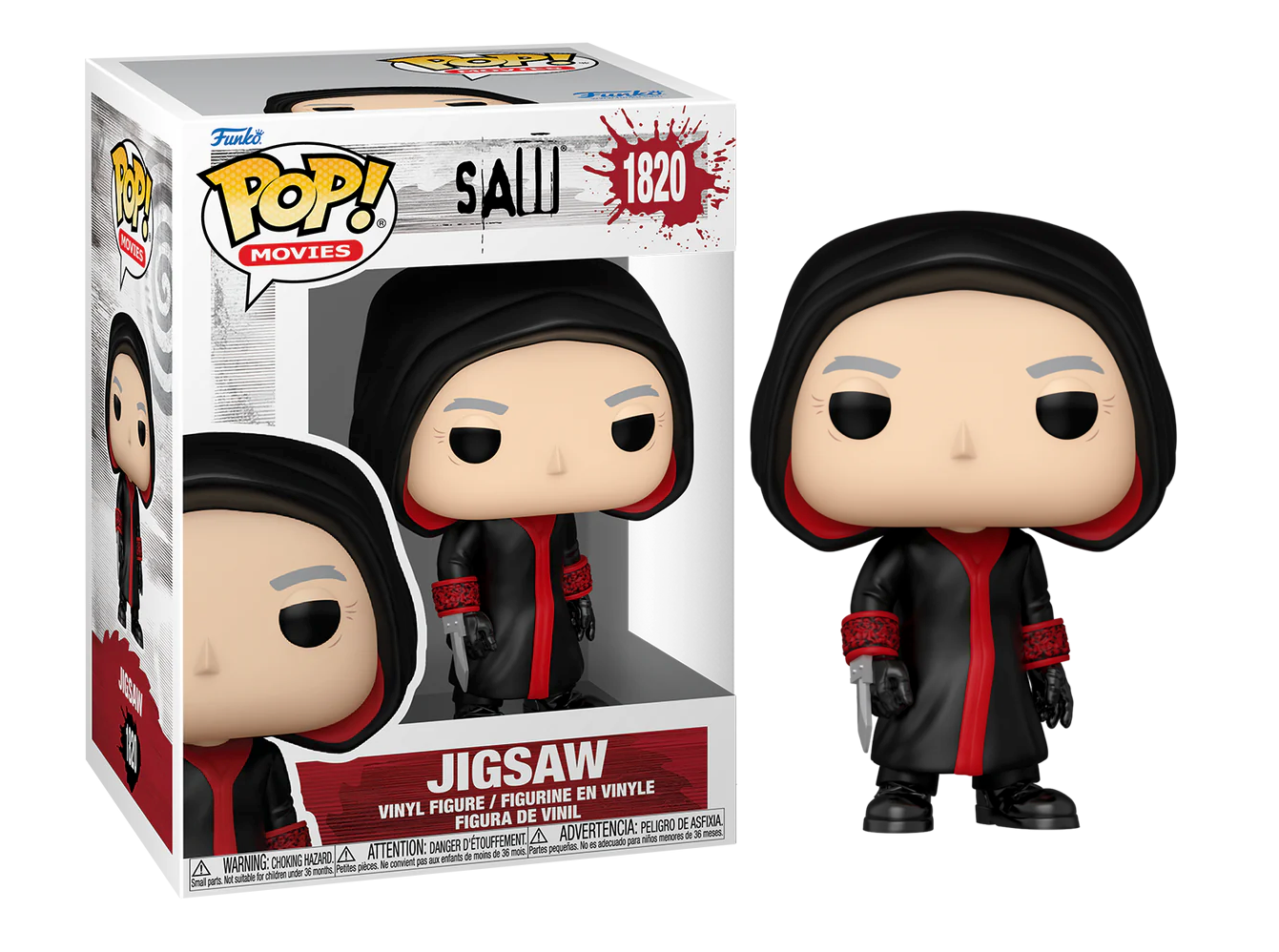 Pop Saw Movies N° 1820 Jigsaw Killer avec Chase - Saw