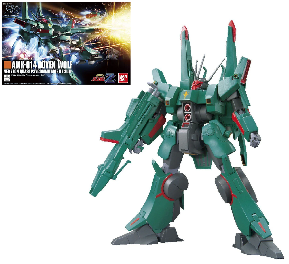 Maquette Gundam 1/144 HGUC Dooben Wolf Model Kit