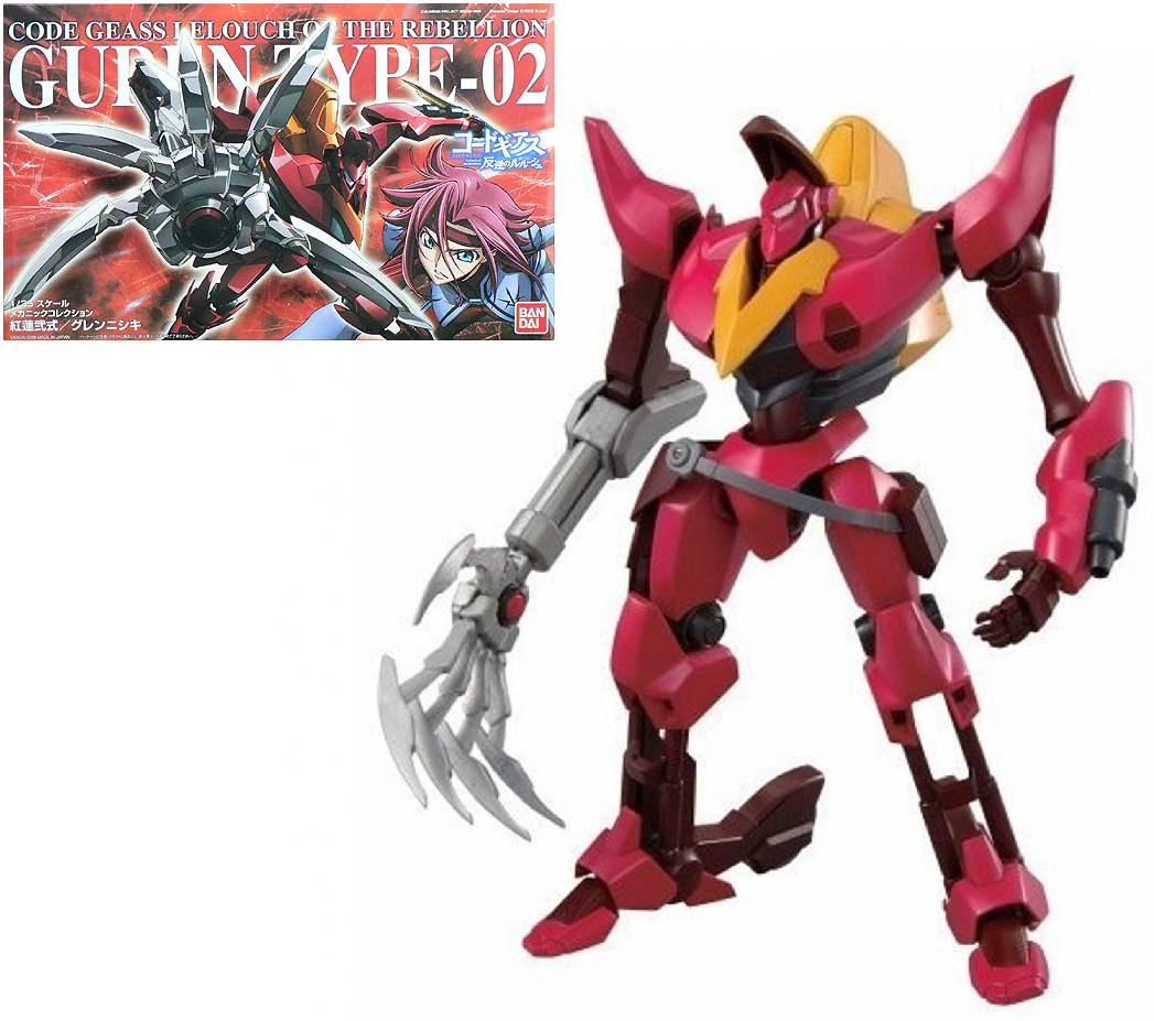 Maquette CODE GEASS 1/35 Guren Nishiki Model Kit