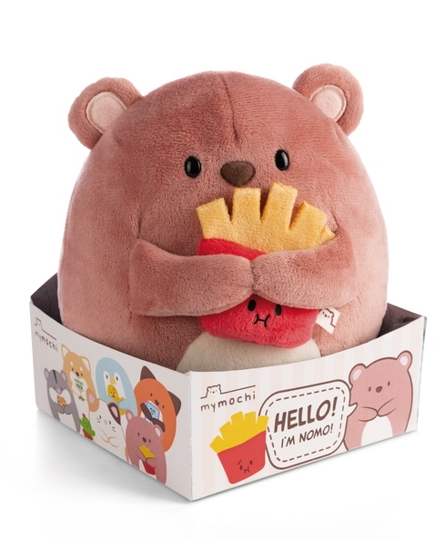 Peluche BIG FRIENDS Ours Nomo avec frites 27cm