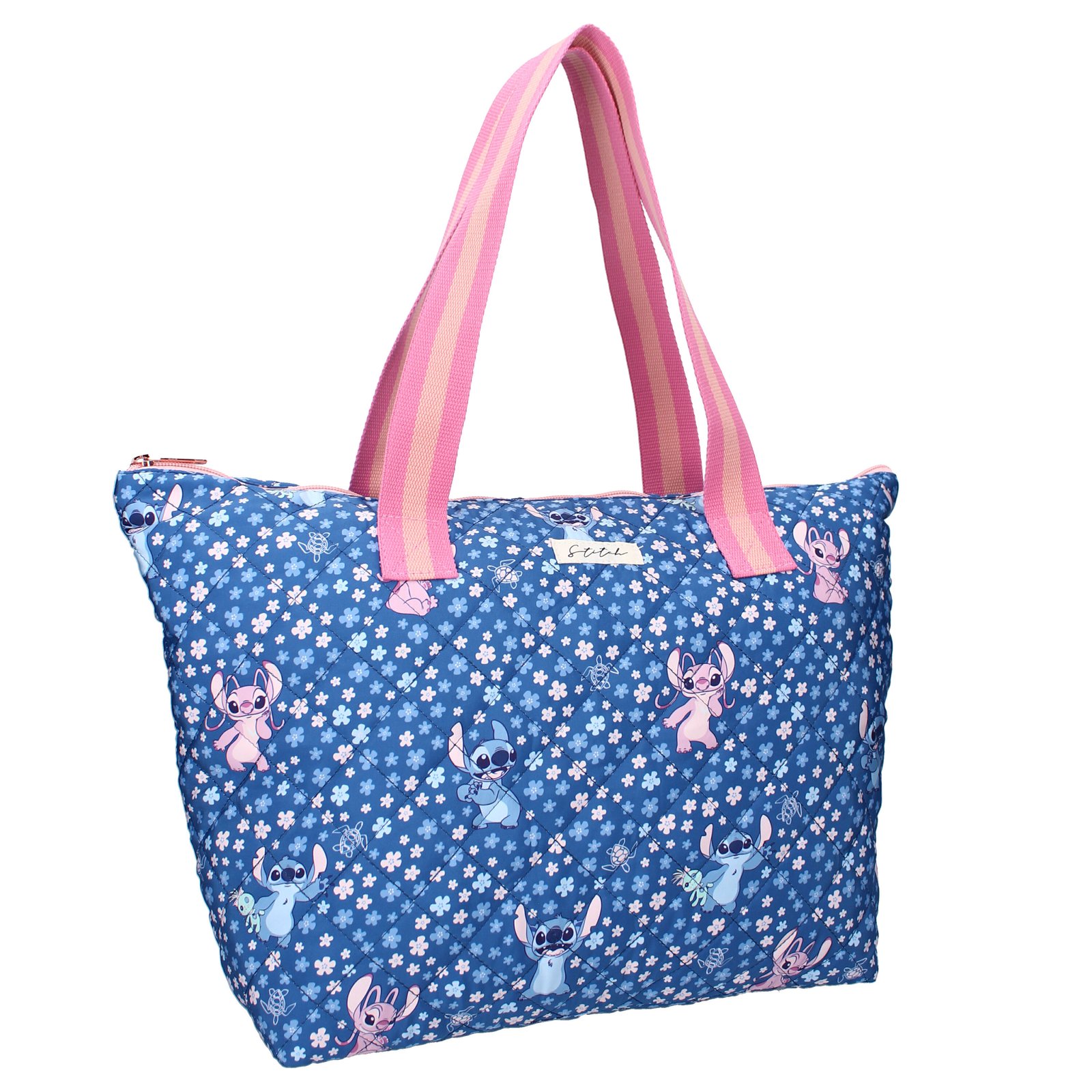 Sac Disney STITCH Famous Floral Cabas Matelassé '48x32x14cm'