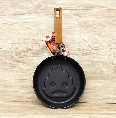 Article de cuisine Ghibli LE CHATEAU AMBULANT Calcifer Poêle à pancakes 16.5x31x5cm - Le Château ambulant