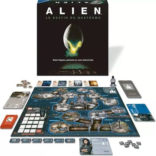 Jeu de société Alien Le destin du Nostromo (Version FR) - Jeux de cartes & cartes à jouer