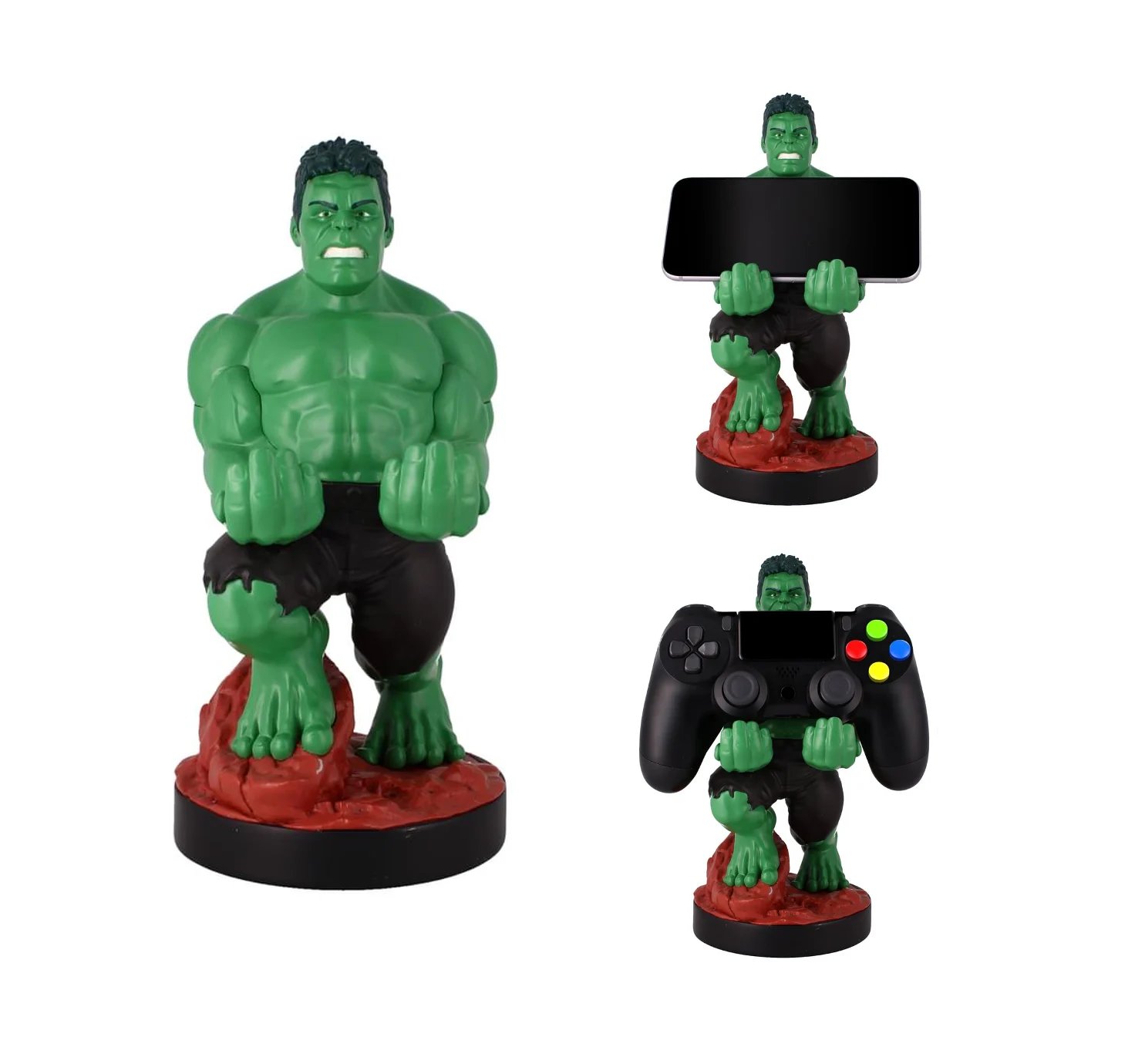 Figurine Marvel Hulk Support Manette Portable 20cm - Hulk